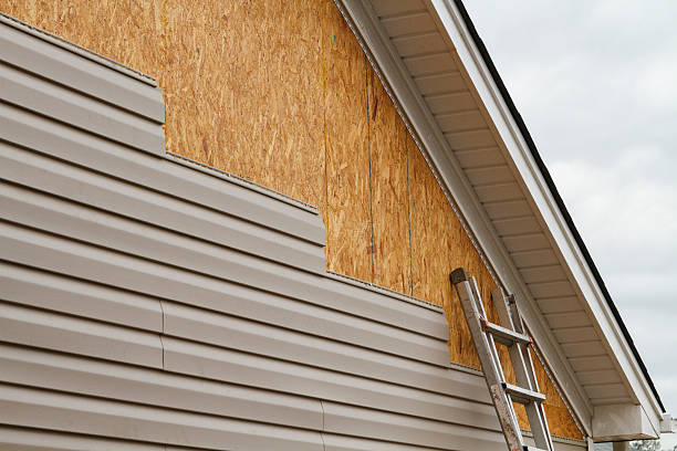 Professional Siding Repair technician working in Washington, IN